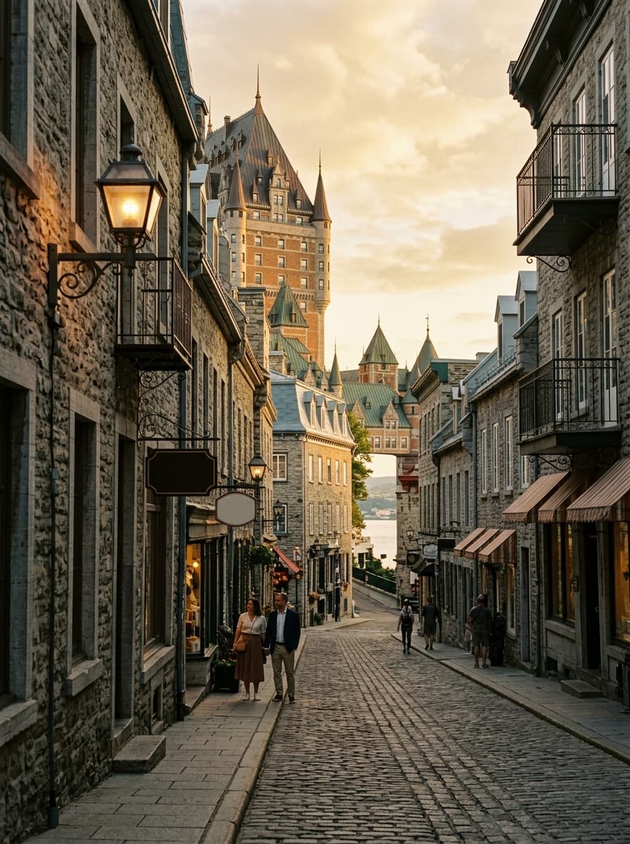 Maisons et rues du Vieux-Québec
